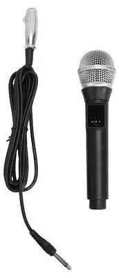 Produktbild von Bluetooth-Mikrofon, tragbares dynamisches kabelgebundenes Mikrofon für Karaoke-Gesangsaufnahmen im Freien zu Hause