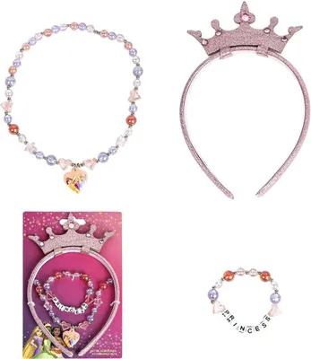 Obrázok produktu pre Disney Princess dievčenské šperky - detský náramok a náhrdelník