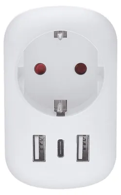 Obrázok produktu pre Cestovný adaptér Solight s USB do Veľkej Británie, typ G PA03UK