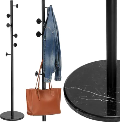 Obrázok produktu pre Kovový stojanový vešiak Black Dakar Marble