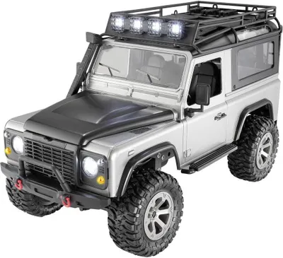 Produktbild von Reely Silber Brushed 1:16 RC Modellauto Elektro Crawler Allradantrieb (4WD) RtR 2,4 GHz Inkl. Akku und Ladegerät