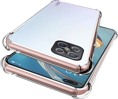 Image de OPPO A92S Case, Transparent Soft TPU Bumper, Shockproof Protective Case for OPPO A92S