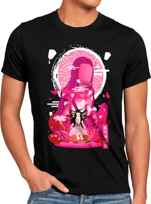 Produktbild von style3 Nezuko Pink Herren T-Shirt anime japan manga
