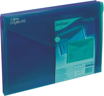 Obrázek produktu pro Snopake 11355, Polypropylen (PP), Modrá, Zelená, Růžová, Purpurová, Tyrkysová, Na šířku, 100 listy, 220 mm, 180 mm