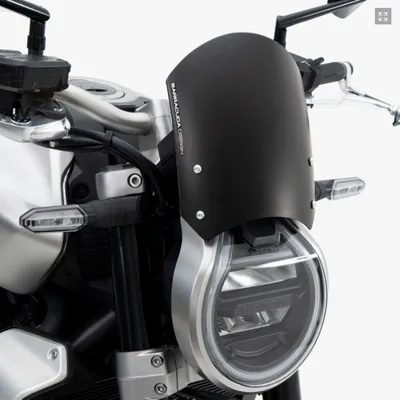 Produktbild von Windschild Alu Schwarz für Honda CB1000R 2021- CB1000R SC80