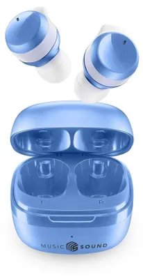 Obrázok produktu pre Music Sound 8018080467929, True Wireless Stereo (TWS), Hovor / hudba, 72 g, Slúchadlá s mikrofónom, svetlo modrá