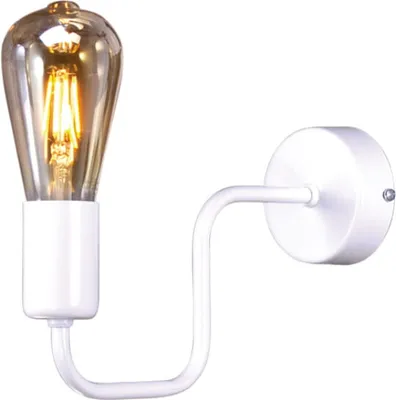 Immagine prodotto di Applique PEKA bianca 1xE27x60W in metallo, dimensioni: 18x8x26 cm, IP20, Kaja