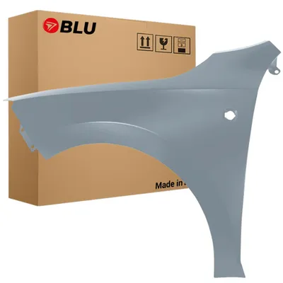 Productafbeelding van BLU Spatbord geschikt voor Seat Toledo IV 4 LF7Y Links Grijs QuarzGrau Met richtingaanwijzeropening | 2012-2019 | Voorzijde | Gelakt | Montageklaar