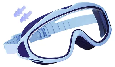 Image de Lunettes de natation pour enfants avec bouchons d'oreille et fonction anti-buée