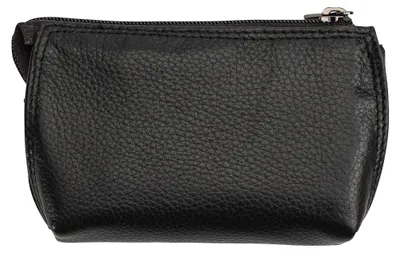 Produktbild von Josephine Osthoff - Schlüsseltui MAXX Schlüsseltasche Münztasche in Leder Echtleder mit Kreditkarten-RFID-Schutz Doppelnaht 1 Außentasche 1 Kartenfach 1 Schlüsselfach mit 2 Ringen