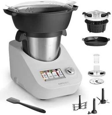 Zdjęcie produktu dla Concept RM9000, 3,5 l, 120 °C, Zupa, Para, Biały, Dotyk, Stal nierdzewna