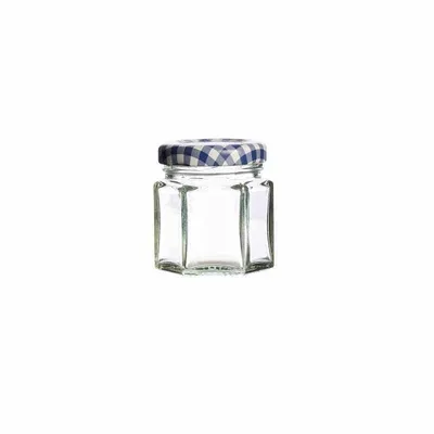 Produktbild von KILNER 6-eckiges Einmachgals mit Drehverschluss Glas, 48 ml