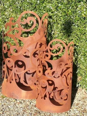 Produktbild von Edelrost Windlicht Barock Windlicht Barock - klein