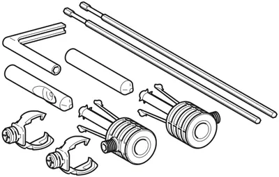 Produktbild von Keramag Verdeckte Wandbefestigung WB9N-SL215 - 597183000