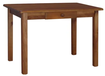 Productafbeelding van Eikenhouten Eettafel 120x80 cm met Lade