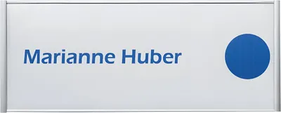 Produktbild von Türschild Silver, 180 x 72 mm, 1 Profil