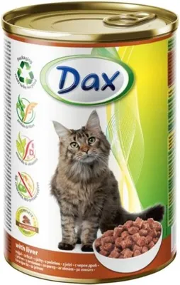 Obrázek produktu pro Dax CAT 415g JÁTRA konzerva kousky