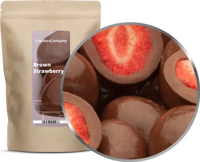 Obrázek produktu pro BROWN STRAWBERRY ZIP Beutel 450g