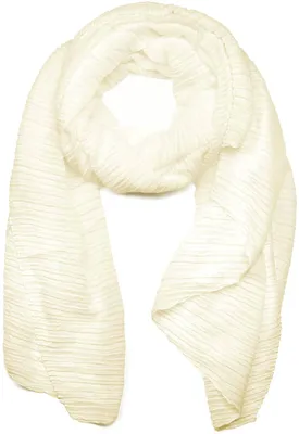 Produktbild von styleBREAKER Damen Schal fein gekreppt | Leichter Plissee-Schal für stilvolle Looks | Elegantes Halstuch mit fließenden Falten | Modisch Vielseitig & Angenehm weich | 96 x 192 cm
