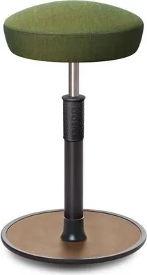 Produktbild von Sitz- Stehhocker Free Tall Hutsitz kvadrat Remix Olive schwarz /Natur.