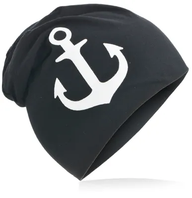 Produktbild von Kinder Beanie Gross Anker Schwarz S