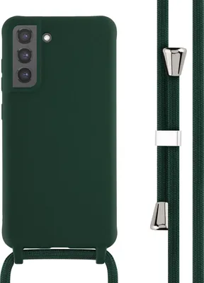 Immagine prodotto di Custodia in silicone imoshion con cinturino Samsung Galaxy S21 FE - Verde scuro