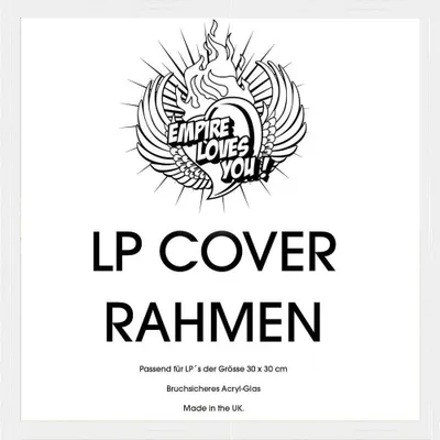 Produktbild von LP Plattencover Rahmen - Wechselrahmen - weiss - innen 31,5x31,5 cm