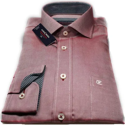 Produktbild von CASAMODA Herren Businesshemd 362593700, Rot (Rot 400), Kragenweite: 38