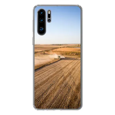 Produktbild von MuchoWow® Handyhülle Schutzhülle Hülle für Huawei P30 Pro Feld - Bauernhof - Traktor - Landwirt - Landleben Silikon Softcase Handy Hülle - Schutzdeckel