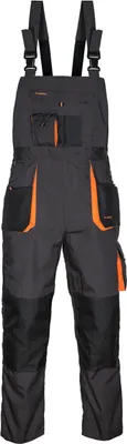 Produktbild von Arbeitskleidung ART.MaSter Classic schwarz/orange Latzhose 62