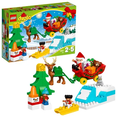 Produktbild von LEGO® DUPLO® Winterspaß mit dem Weihnachtsmann 10837