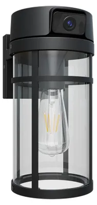 Produktbild von Tiqvi Außenwandlampe mit Kamera und Bewegungssensor Full HD IP65 E27