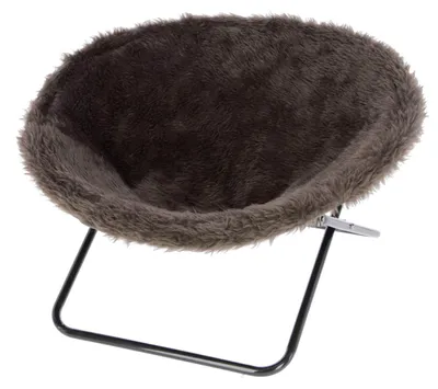 Produktbild von Katzenliegestuhl Katzenbett Rund - 50 cm - Braun