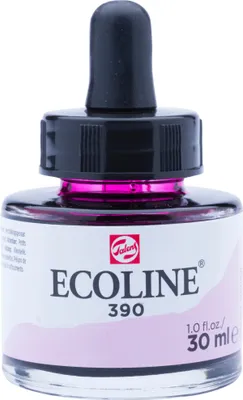 Image de Ecoline peinture à l'eau liquide bouteille 30 ml rose pastel 390