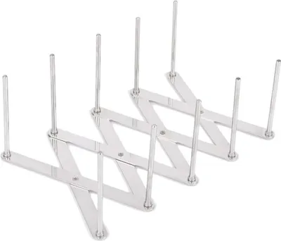 Produktbild von Rippenhalter aus Edelstahl, Topfdeckelhalter, verstellbare Länge