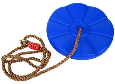 Produktbild von Schaukelssitz Kunststoff, Hängescheibe, für Außenbereich, blau