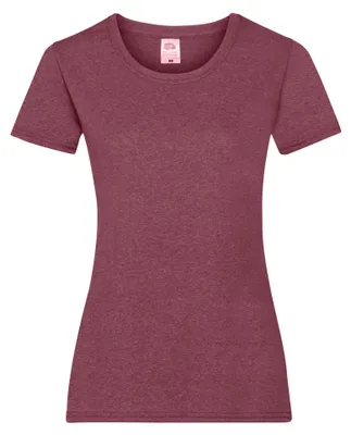Productafbeelding van Fruit of the Loom - "Valueweight" dames T-shirt, model FK3173 (maat M) (kleur: heideburgundy)