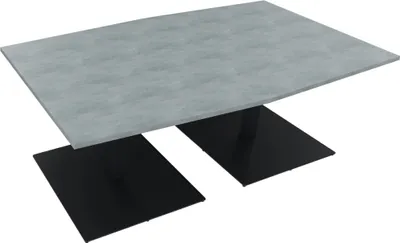 Produktbild von Bespr.ti. Tonneau Tellerfuß Quadrat B2000xT1000/1100xH720 an/Beton