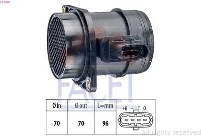 Produktbild von FACET 10.1299 Luftmassenmesser LMM für FIAT 500 (312) Luftmengenmesser