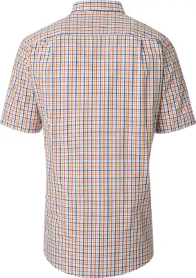 Produktbild von Redmond Herren Freizeithemd Kurzarm (251440990), Größe:3XL, Farbe:Orange (210)
