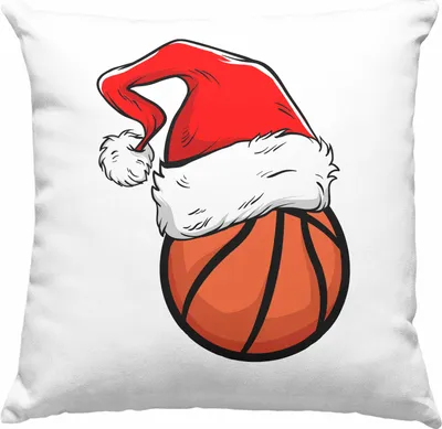 Produktbild von Trendation - Basketball Weihnachten Deko-Kissen mit Füllung 40x40 Geschenk Basketballspieler Geschenkidee (Grün)