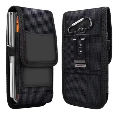 Produktbild von Pouzdro / obal na iPhone 13 Pro Max / Samsung Galaxy S21 Ultra / Xiaomi 12 Ultra černý univerzální - Vertical OXFORD