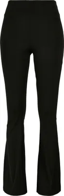 Produktbild von Urban Classics Leggings Damen Ladies Recycled High Waist Flared Leggings schwarz XS