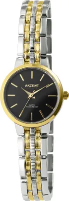 Produktbild von Akzent Exclusive Damenarmbanduhr mit Metallband