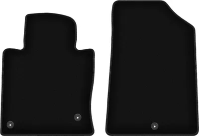 Image de Wielganizator Tapis avant de sol velours sur-mesure pour Hyundai Sonata VII (2014-2019, berline) noir, jeu 2 pièces, fixations