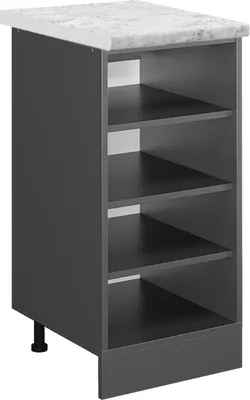 Produktbild von Küchenregal Vicco R-Line Anthrazit 40 cm AP Marmor, Model 46438