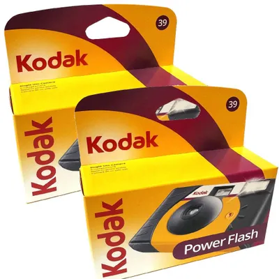 Produktbild von 2x Kodak Power Flash 27+12 ISO 800 Einwegkamera