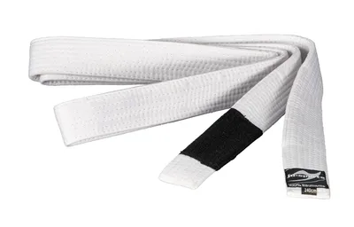 Produktbild von BJJ Gürtel Weiß 300cm – Robuster Jiu Jitsu Gürtel aus Baumwollmischung, Quilted für Langlebigkeit, Kampfsport Taekwondo Judo