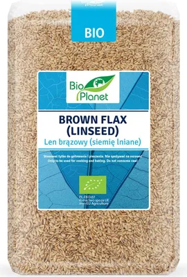 Produktbild von BRAUNER LEIN (LEINSAMEN)  2 kg –  PLANET