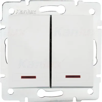 Obrázok produktu pre Dvojcestný spínač s LED DOMO Kanlux 24724